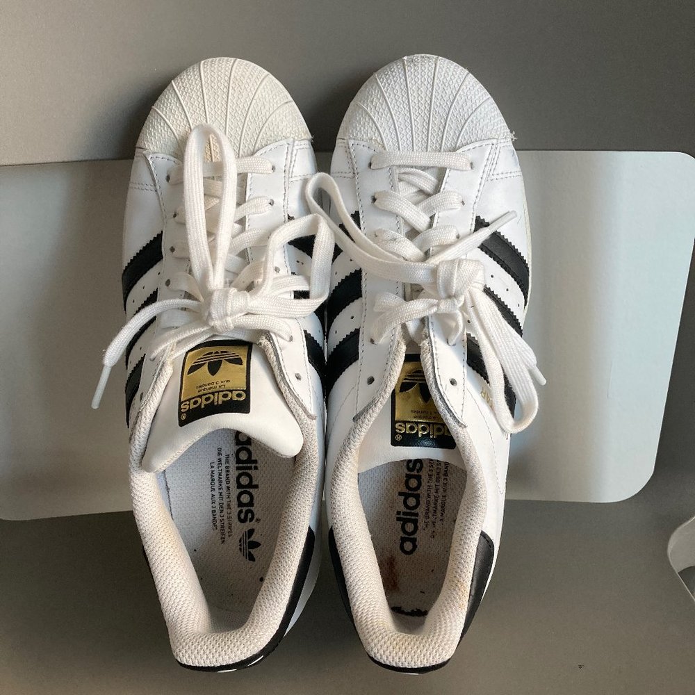 ADIDAS Black & White Superstars